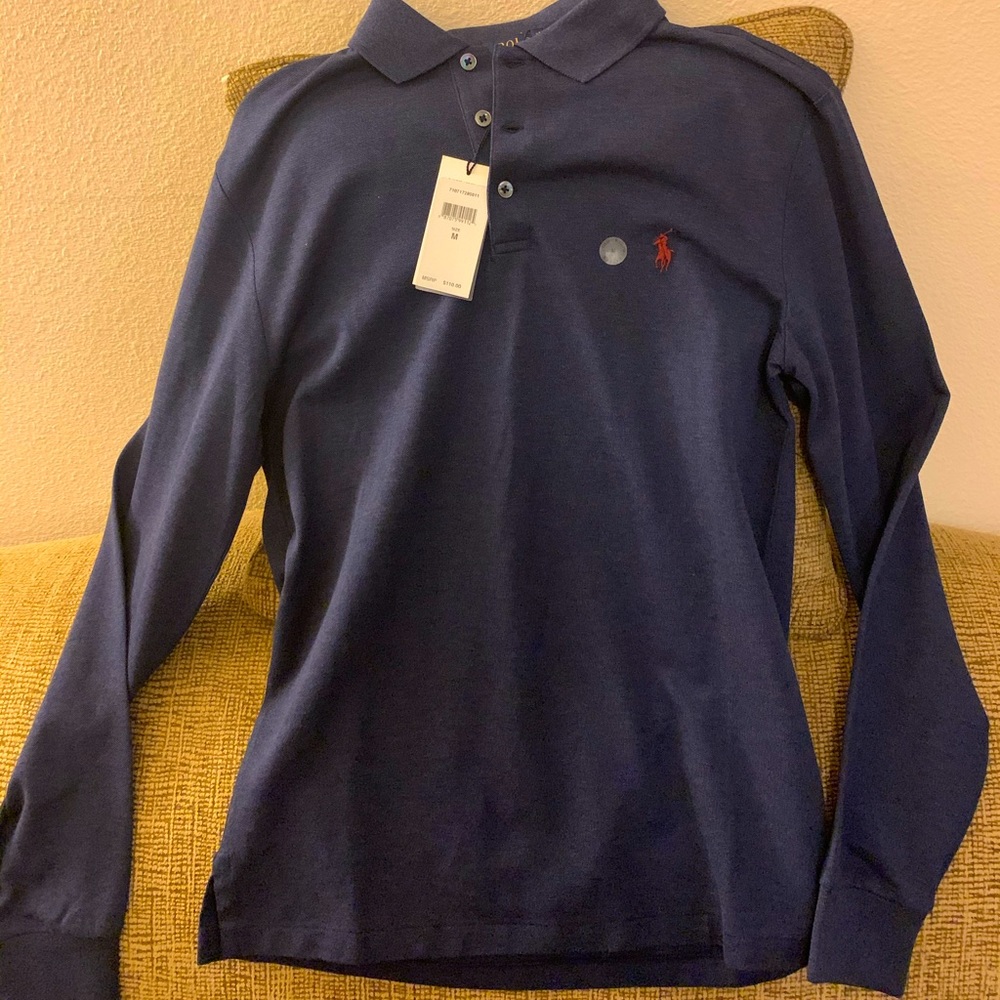(NWT) Polo Ralph Lauren L/S Knit (M, Slim Fit)